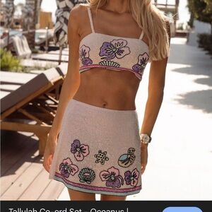 Oceanus Tallulah Crystal Co-Ord Set L